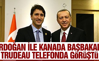 Cumhurbaşkanı Erdoğan İle Kanada Başbakanı Trudeau Telefonda Görüştü