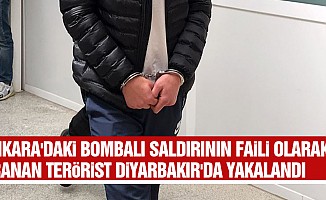 Ankara'daki Bombalı Saldırının Faili Olarak Aranan Terörist Diyarbakır'da Yakalandı
