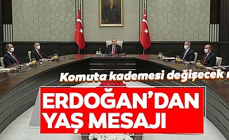 Başkan Erdoğan'dan YAŞ mesajı