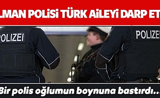 Alman Polisi Türk Aileyi Darp Etti