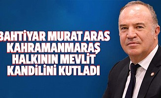 Bahtiyar Murat Aras, Kahramanmaraş halkının Mevlit kandilini kutladı