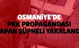 Osmaniye'de PKK propagandası yapan şüpheli yakalandı