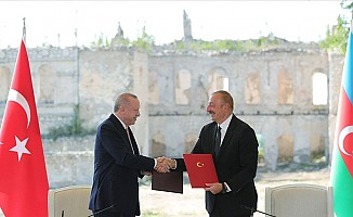 Erdoğan ve Aliyev 'Şuşa beyannamesi'ne imza attı