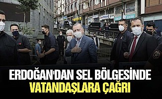 Erdoğan'dan Sel Bölgesinde Vatandaşlara Çağrı