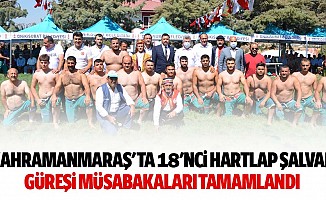 Kahramanmaraş'ta 18'nci hartlap şalvar güreşi müsabakaları tamamlandı