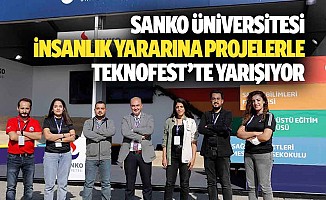 Sanko Üniversitesi, İnsanlık Yararına Projelerle Teknofest’te Yarışıyor