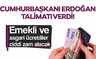 Cumhurbaşkanı Erdoğan talimatı verdi! Emekli ve asgari ücretliler ciddi zam alacak