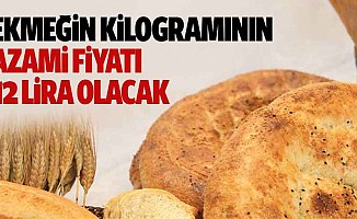 Ekmeğin Kilogramının Azami Fiyatı 12 Lira Olacak