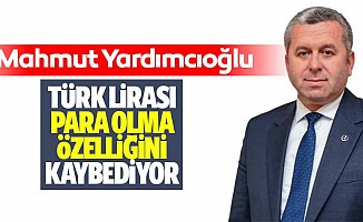 Prof. Dr. Yardımcıoğlu,‘Türk lirası para olma özelliğini kaybediyor’