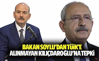 Bakan Soylu'dan TÜİK'e alınmayan kılıçdaroğlu'na tepki