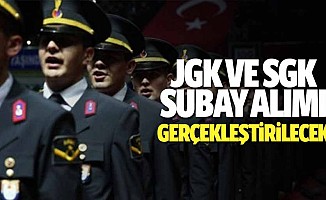 JGK ve SGK subay alımı gerçekleştirilecek