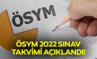 ÖSYM 2022 sınav takvimi açıklandı!
