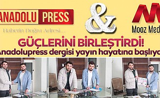Anadolupress dergisi yayın hayatına başlıyor!