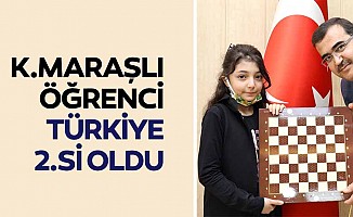 Kahramanmaraşlı öğrenci Türkiye 2.si oldu