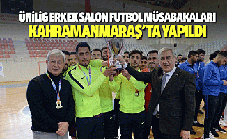 Ünilig Erkek Salon Futbol Müsabakaları Kahramanmaraş'ta Yapıldı