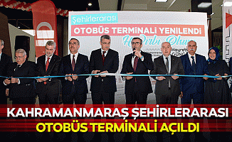 Kahramanmaraş şehirlerarası otobüs terminali açıldı