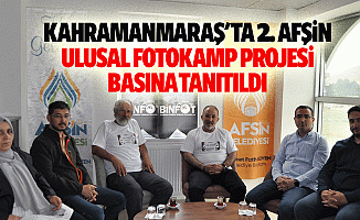 Kahramanmaraş'ta 2. Afşin ulusal fotokamp projesi basına tanıtıldı