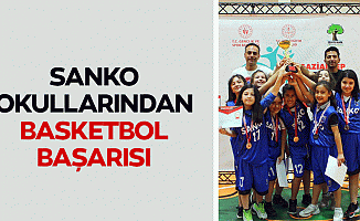 SANKO okullarından basketbol başarısı