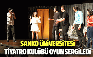 SANKO Üniversitesi Tiyatro Kulübü Oyun Sergiledi