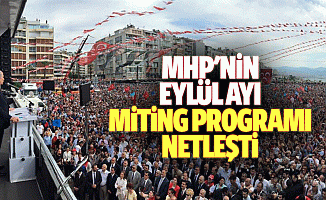 MHP'nin Eylül ayı miting programı netleşti