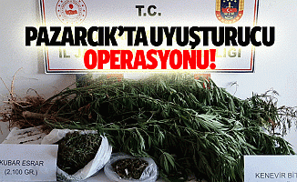 Pazarcık’ta uyuşturucu operasyonu!