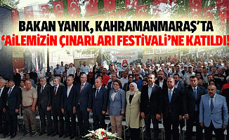 Bakan Yanık, Kahramanmaraş'ta ‘Ailemizin çınarları festivali’ne katıldı!