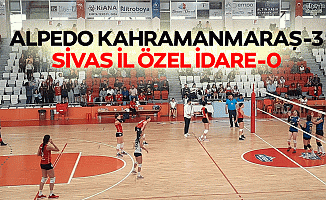Alpedo Kahramanmaraş 3-0 Sivas İl Özel İdare