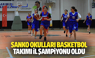 SANKO Okulları Basketbol Takımı İl Şampiyonu Oldu