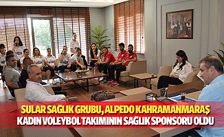 Sular Sağlık Grubu, Alpedo Kahramanmaraş Kadın Voleybol Takımının Sağlık Sponsoru Oldu