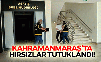 Kahramanmaraş'ta hırsızlar tutuklandı!