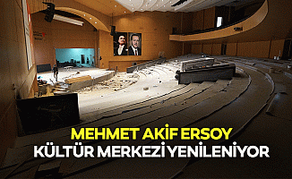 Mehmet Akif Ersoy Kültür Merkezi Yenileniyor