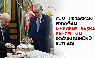 Cumhurbaşkanı Erdoğan, Mhp Genel Başkanı Bahçeli'nin Doğum Gününü Kutladı