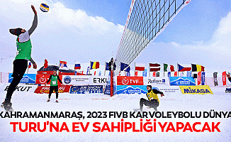 Kahramanmaraş, 2023 FIVB Kar Voleybolu Dünya Turu'na Ev Sahipliği Yapacak