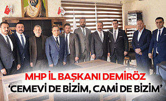 MHP İl Başkanı Demiröz ‘Cemevi de bizim, Cami de bizim’