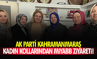 Ak Parti Kahramanmaraş kadın kollarından MİYABB ziyareti!
