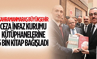 Kahramanmaraş Büyükşehir, Ceza İnfaz Kurumu Kütüphanelerine 5 Bin Kitap Bağışladı