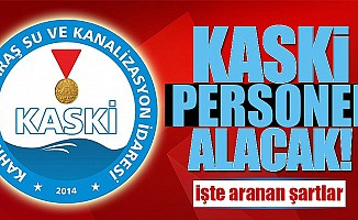 Kahramanmaraş KASKİ 20 personel alım ilanı yayınladı!