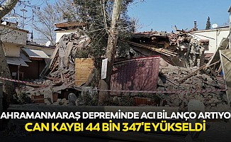 Kahramanmaraş Depreminde Acı Bilanço Artıyor: Can Kaybı 44 Bin 347'e Yükseldi