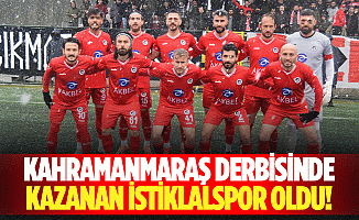 Kahramanmaraş derbisinde kazanan İstiklalspor oldu!
