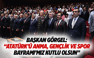 Başkan Görgel: “Atatürk’ü Anma, Gençlik ve Spor Bayramı’mız kutlu olsun”