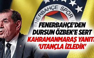 Fenerbahçe'den Dursun Özbek'e sert Kahramanmaraş yanıtı! 'Utançla izledik'