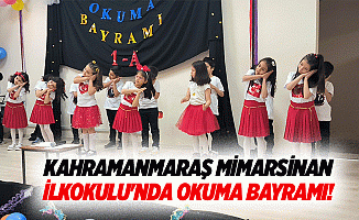Kahramanmaraş Mimar Sinan İlkokulu'nda okuma bayramı!