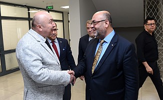 Prof. Dr. Alptekin Yasım’dan Dulkadiroğlu Belediye Başkanı Mehmet Akpınar'a Hayırlı Olsun Ziyareti