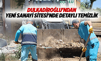 Dulkadiroğlu’ndan Yeni Sanayi Sitesi’nde Detaylı Temizlik