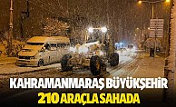Kahramanmaraş Büyükşehir 210 Araçla Sahada
