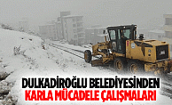 Dulkadiroğlu Belediyesinden Karla Mücadele Çalışmaları